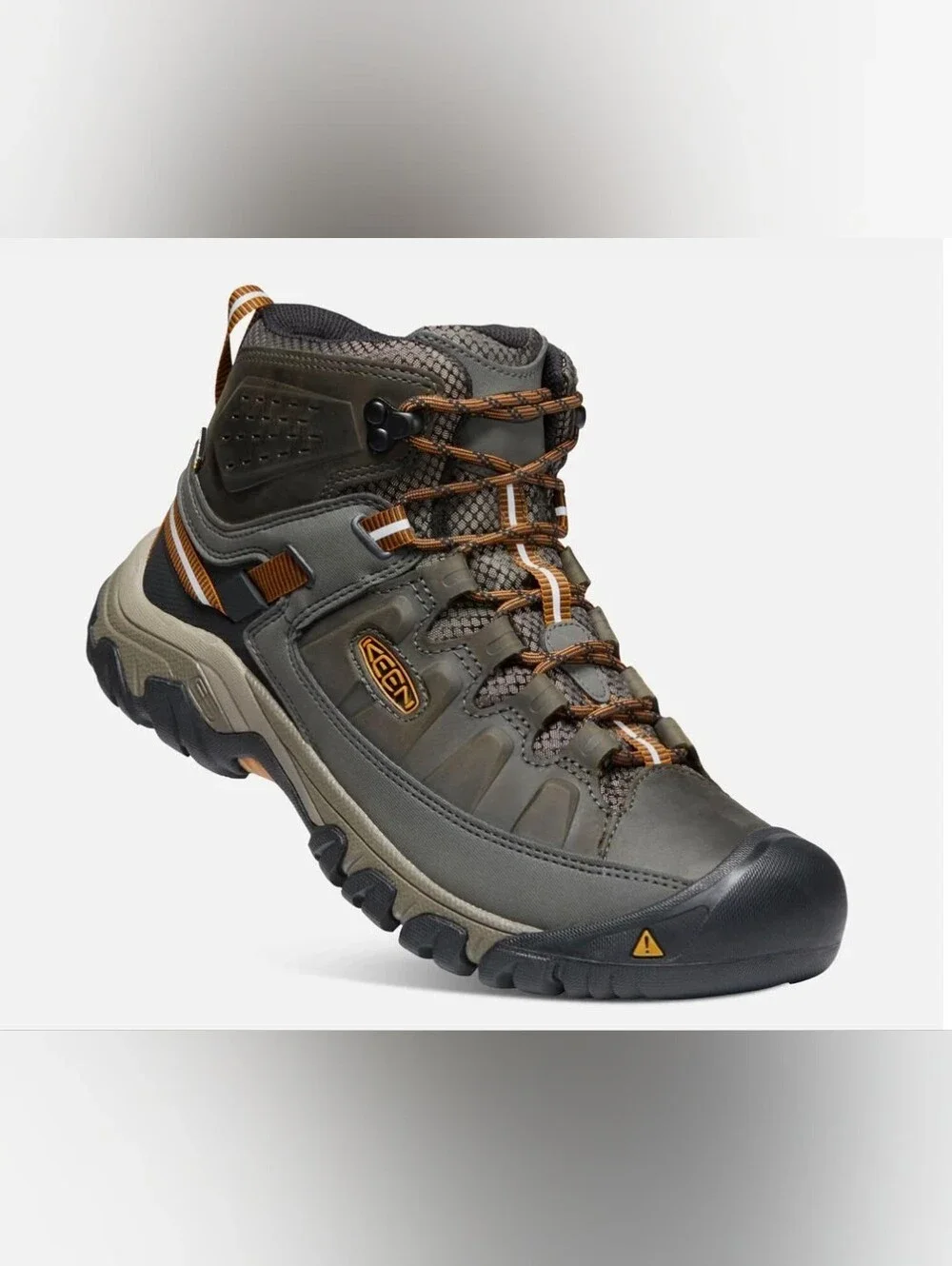 KEEN Targhee III Mid Plain Toe Waterproof Hiking Men's 1017787 Boot